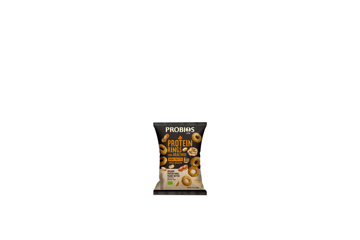 Pierścienie proteinowe z arachidami 50g