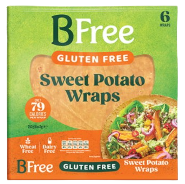 Tortilla z batata Sweet Potato Wraps BFree 252 g (6*42g)