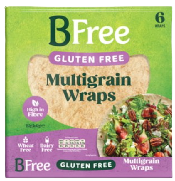 Tortilla wieloziarnista Multigrain Wrap BFree 252 g (6*42g)