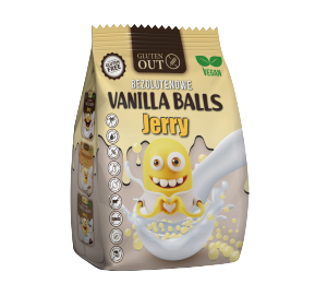 Bezglutenowe Płatki Śniadaniowe KULKI WANILIOWE Jerry Gluten Out