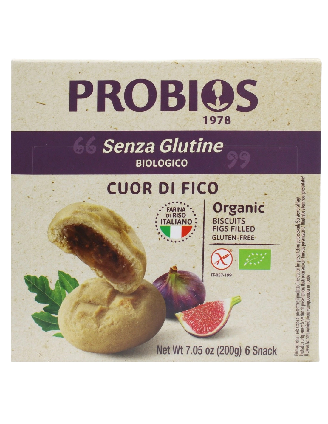 Ciasteczka z figą Cuor Di Fico 200g