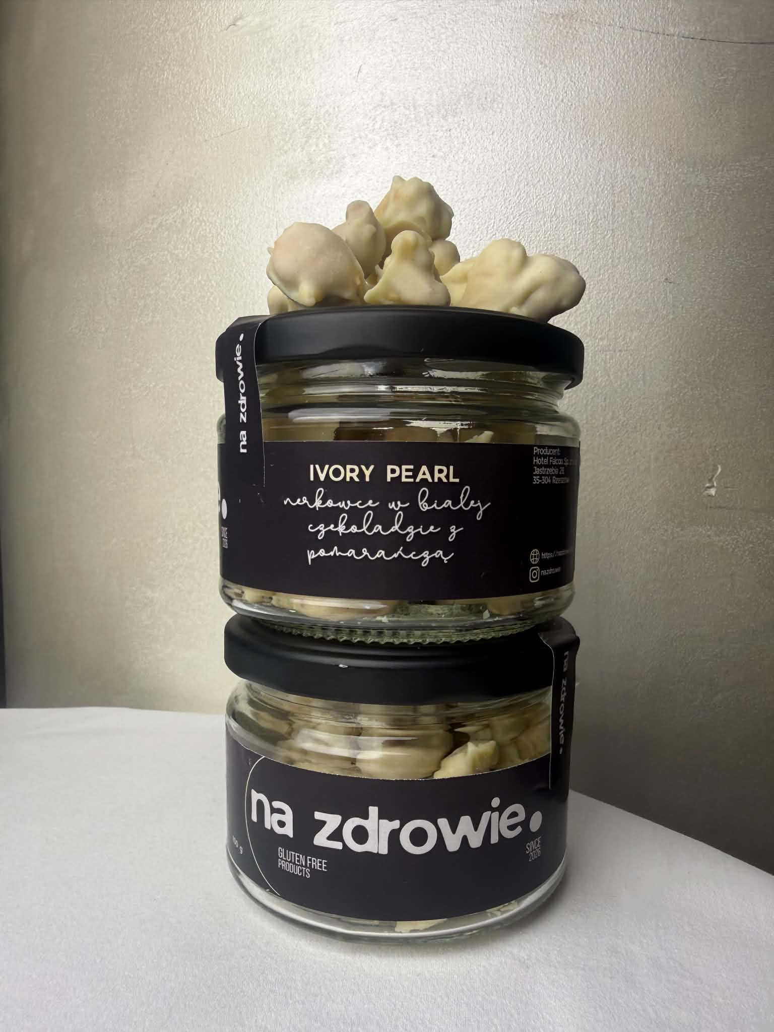 Ivory Pearl - nerkowce w białej czekoladzie z pomarańczą