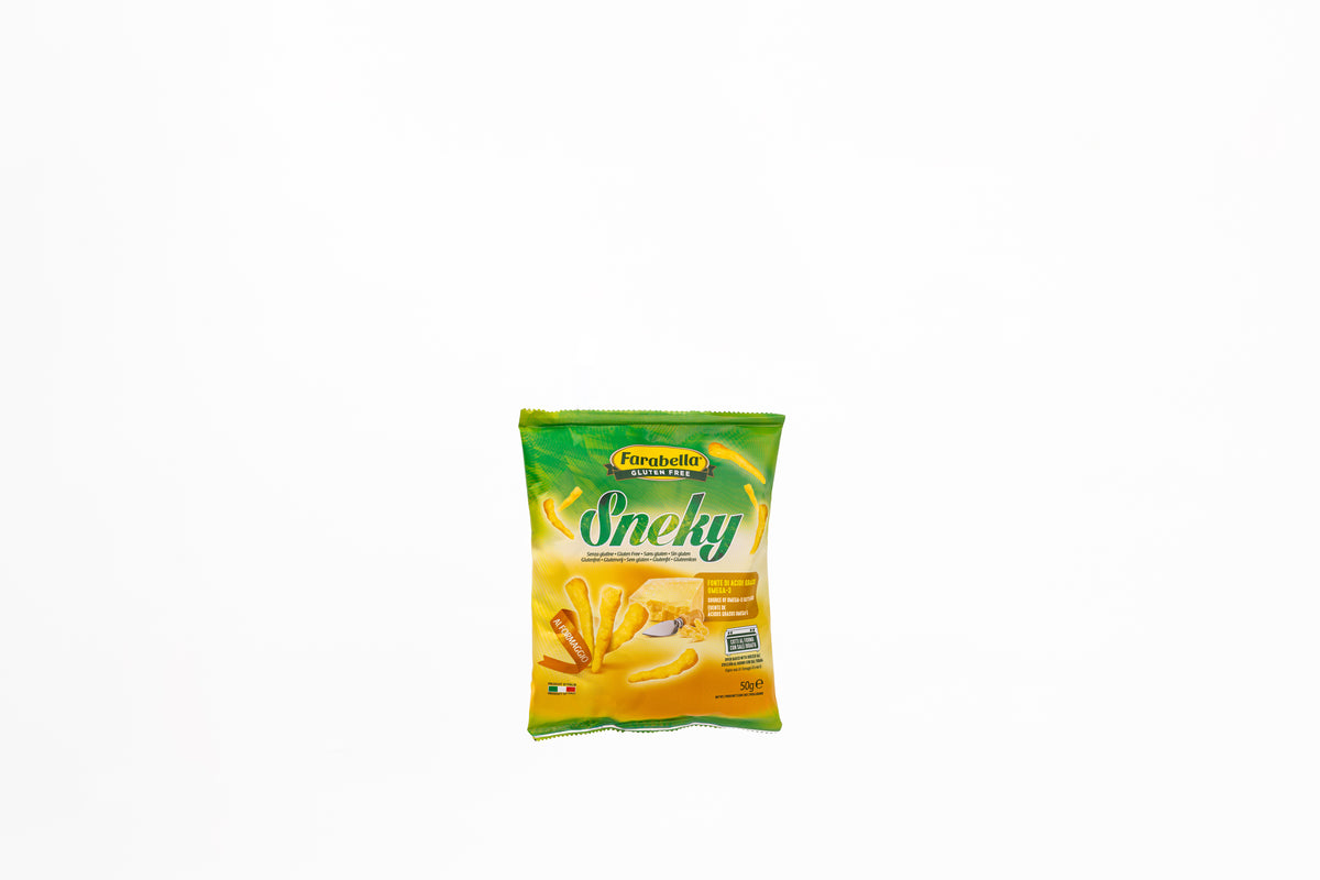 Chrupki kukurydziane serowe 50g Sneky Farabella