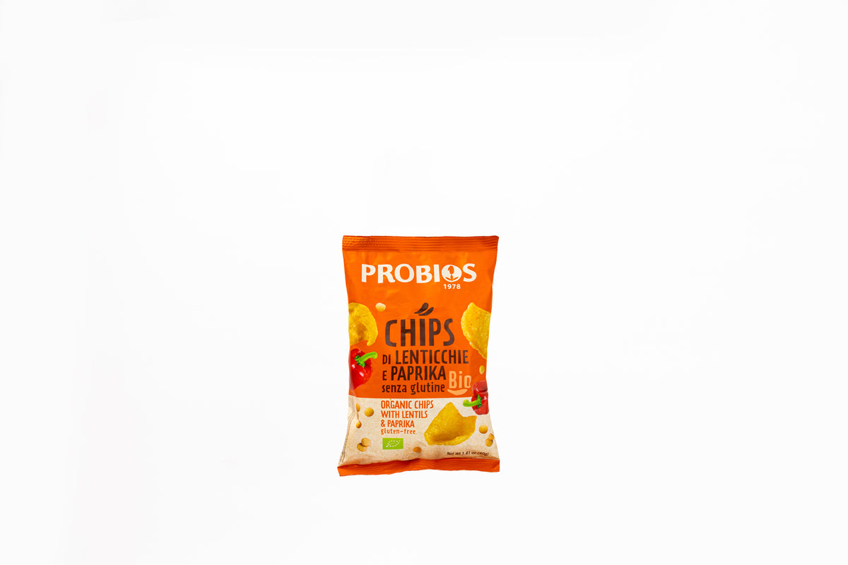 Chipsy z soczewicy i papryki Chips Di Lenticchie e Paprika 40g